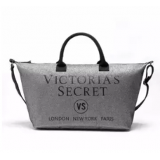Victoria's Secret Bolsa Tote Limited Edition Silver Glitter